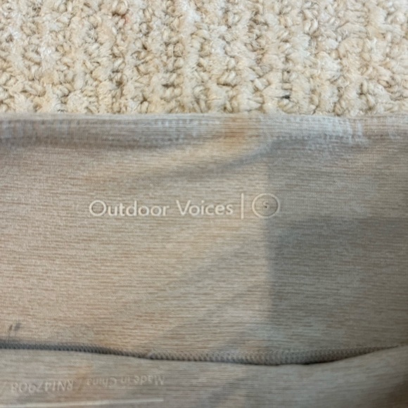OUTDOOR VOICES CREAM LEGGINGS - Picture 3 of 5